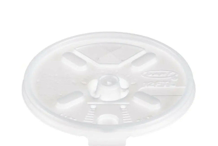 Dart 12FTLS Translucent Lift N' Lock Lid with Straw Slot Dart