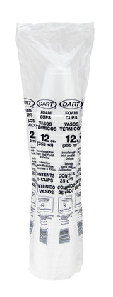 Dart 12J16 12 Oz White Foam Cup