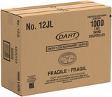 Dart 12JL 12 Oz White Vented Lid