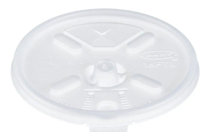 Dart 16FTLS Translucent Lift n' Lock Lid w/ Straw Slot Dart