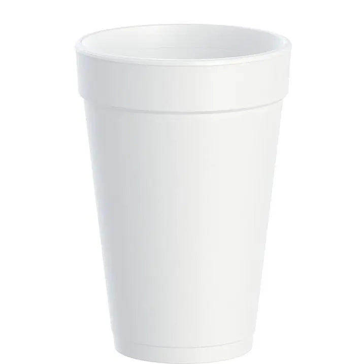 Dart 16J16 16 Oz White Foam Cup Dart