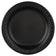 Dart 6PBQR 6" Black Laminated Foam Plate