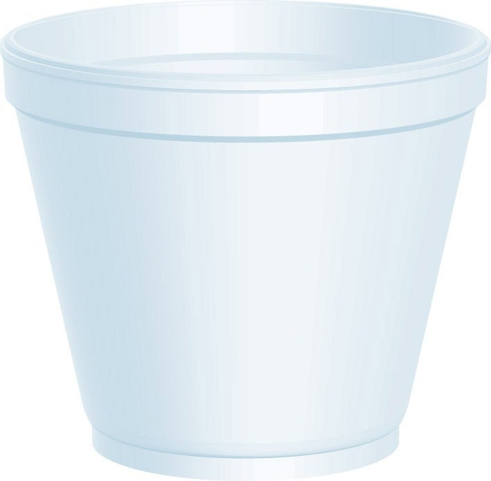 Dart 8SJ12 8 Oz White Foam Soup Cup Dart