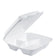 Dart 90HT3R 9X9 3-Compartment White Foam Carryout
