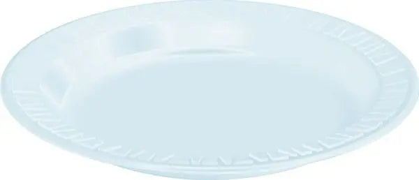 Dart 9PWC 9" Concorde Non-Laminated White Foam Plate Dart