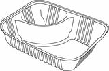 Dart C56NT2 2-Compartment Nacho Holder