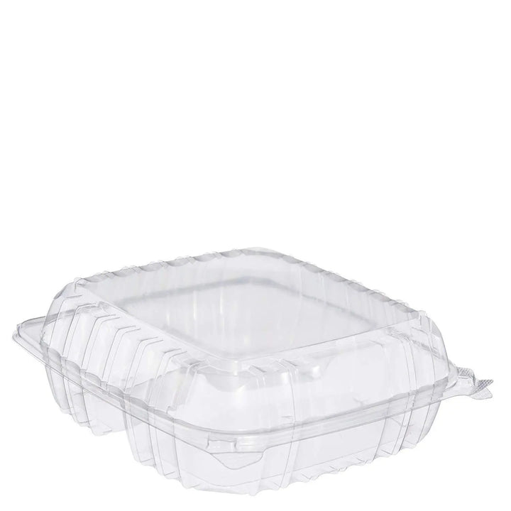 Dart C95PST3 9.5X9 3-Compartment ClearSeal Hinged Conatiners Dart