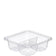 Dart SBTG3 PET 3 Compartment TamperGaurd Snack Boxes