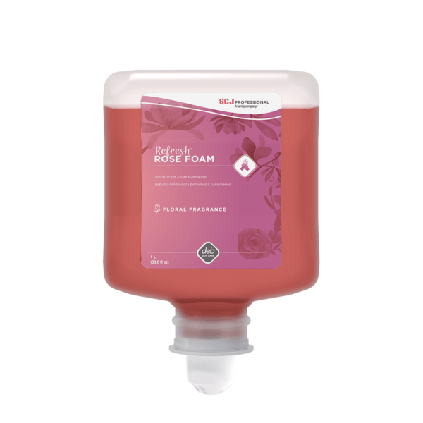 Deb RFW1L Refresh Rose Foam Handwash 1 Liter Deb
