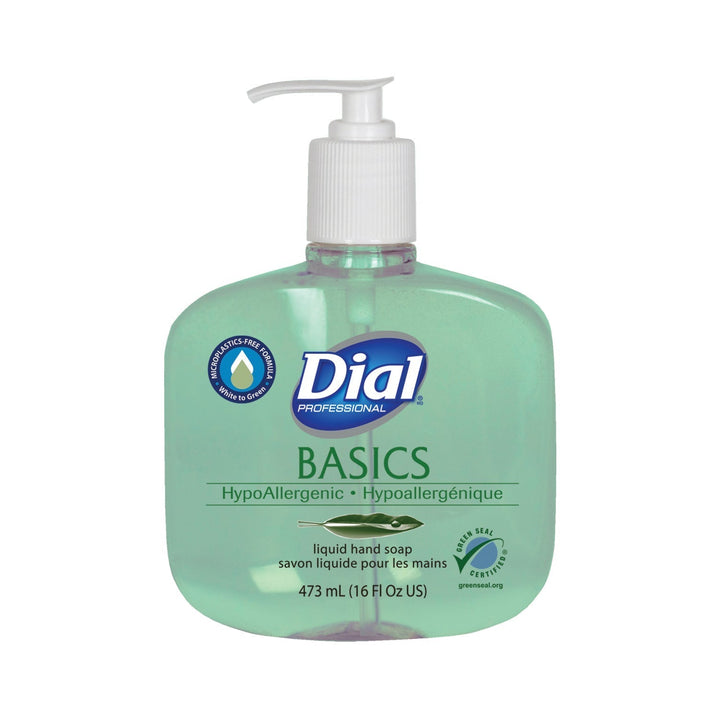 Dial 16 Oz Basics Hypoallergenic Green Liquid Hand Soap Dial
