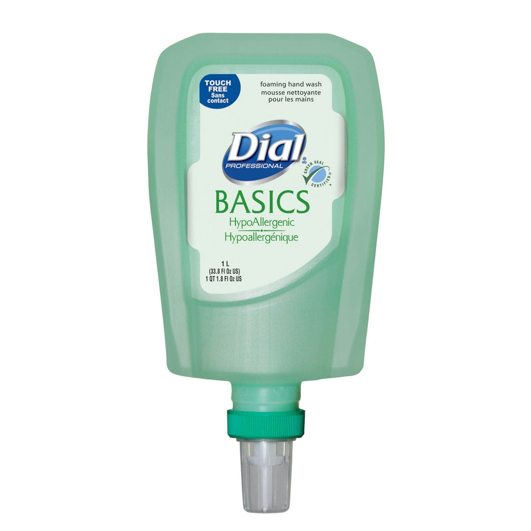 Dial Basics Hypoallergenic Foaming Hand Wash, FIT Universal Touch-Free - 1L Dispenser Refill
