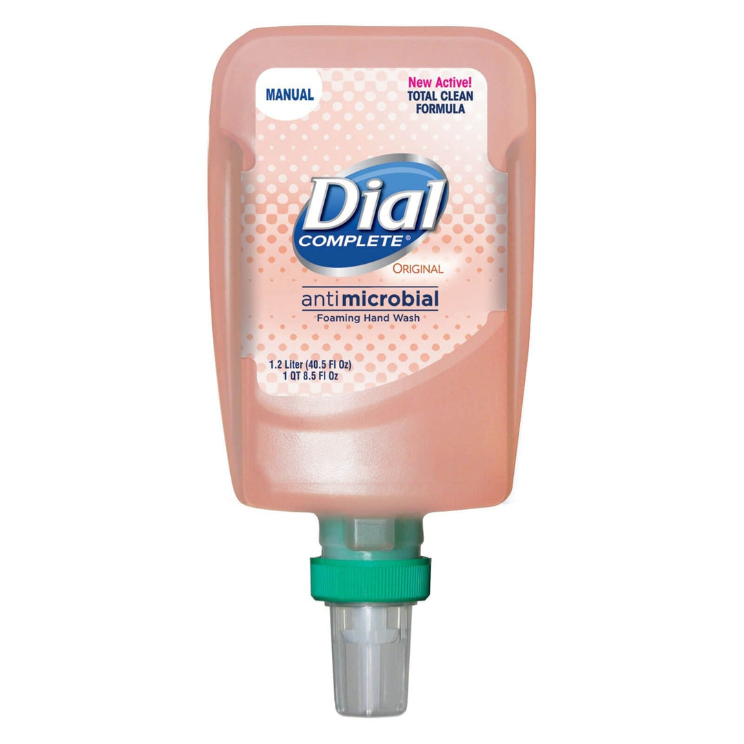 Dial Complete Original Antibacterial Foaming Hand Wash, FIT Universal Manual - 1.2L Dispenser Refill Dial