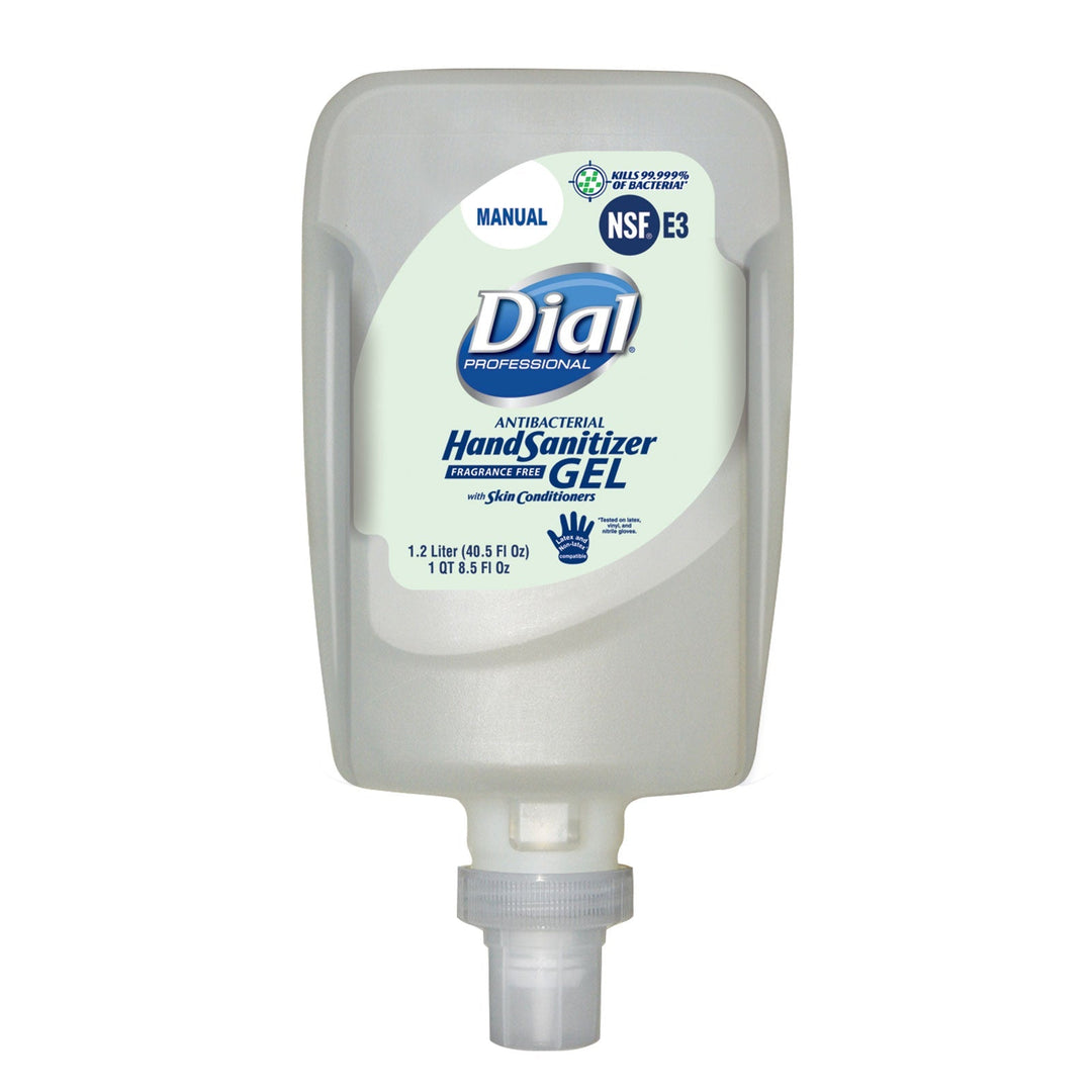 Dial FIT Universal Manual Antibacterial Gel Hand Sanitizer - 1.2L Dispenser Refill