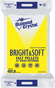 Diamond Crystals 40 LB Bright and Soft Water Softener Salt PelletsShopAtDean