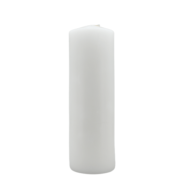 Dine Aglow DWP39W 3" x 9" White Pillar CandlesShopAtDean