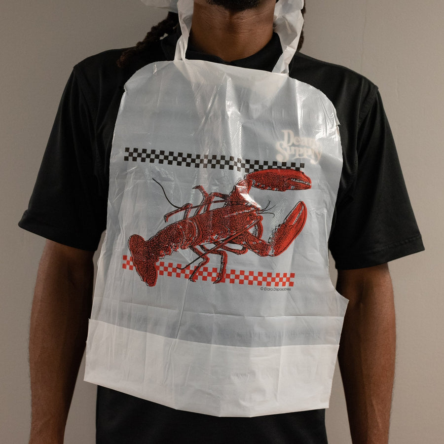 Disposable Plastic Lobster Bibs
