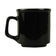 Diversified Ceramics DC123 9 oz Black Beaumont Mug