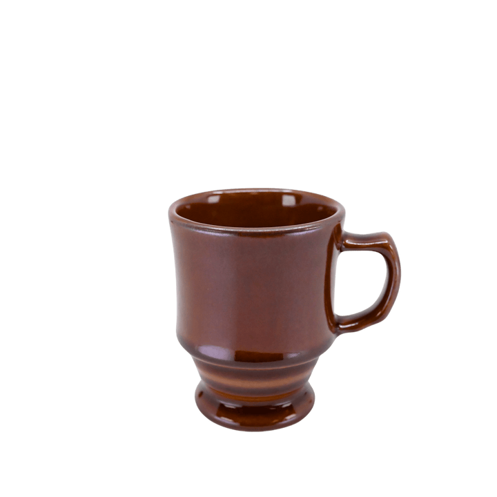 Diversified Ceramics DC125 8 oz Footed Stacking Mug Loredo BrownShopAtDean