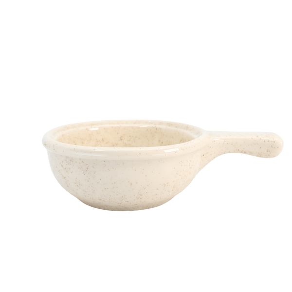 Diversified Ceramics DC26 13 oz Clear Speck Handled Soup BowlShopAtDean