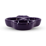 Diversified Ceramics DC417 3 Compartment Plum Relish Dish