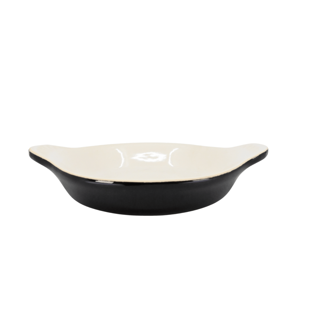 Diversified Ceramics DC433 8 oz Shirred Egg Black and WhiteShopAtDean