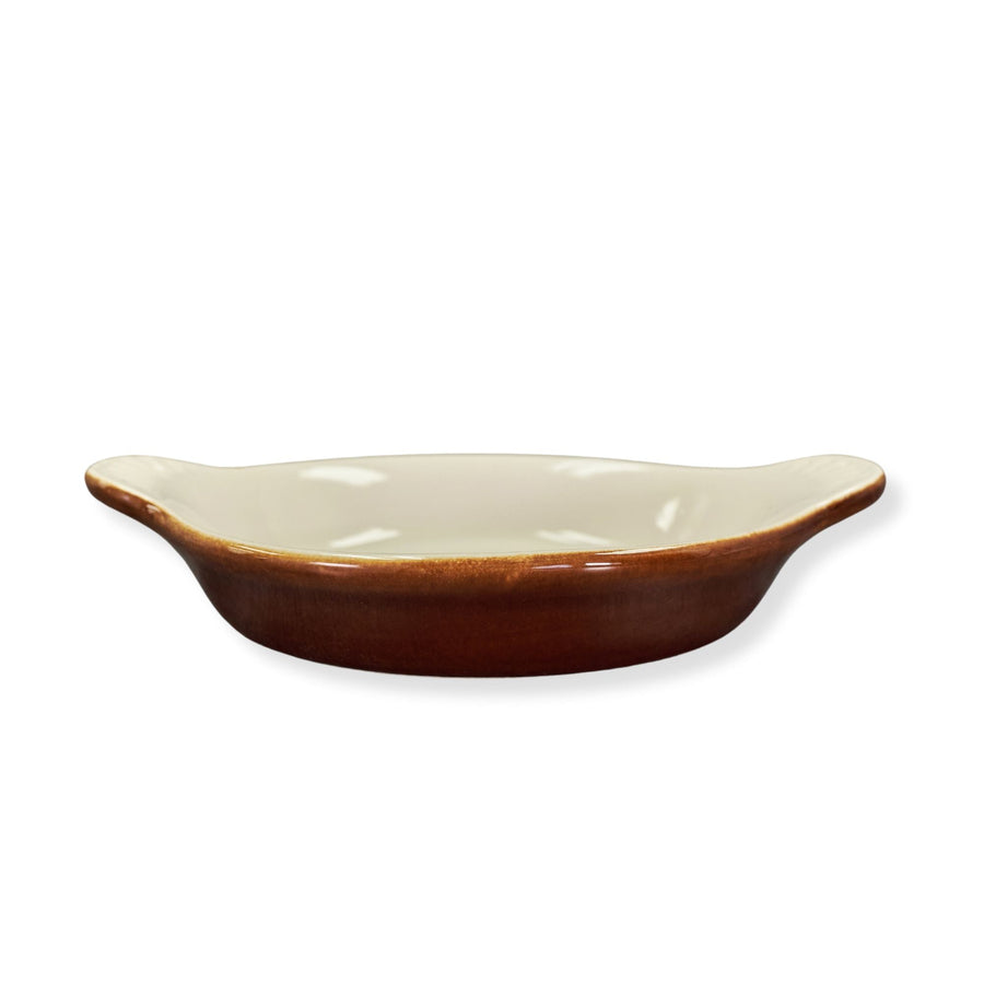 Diversified Ceramics DC433 8 oz Shirred Egg Laredo Brown and WhiteShopAtDean