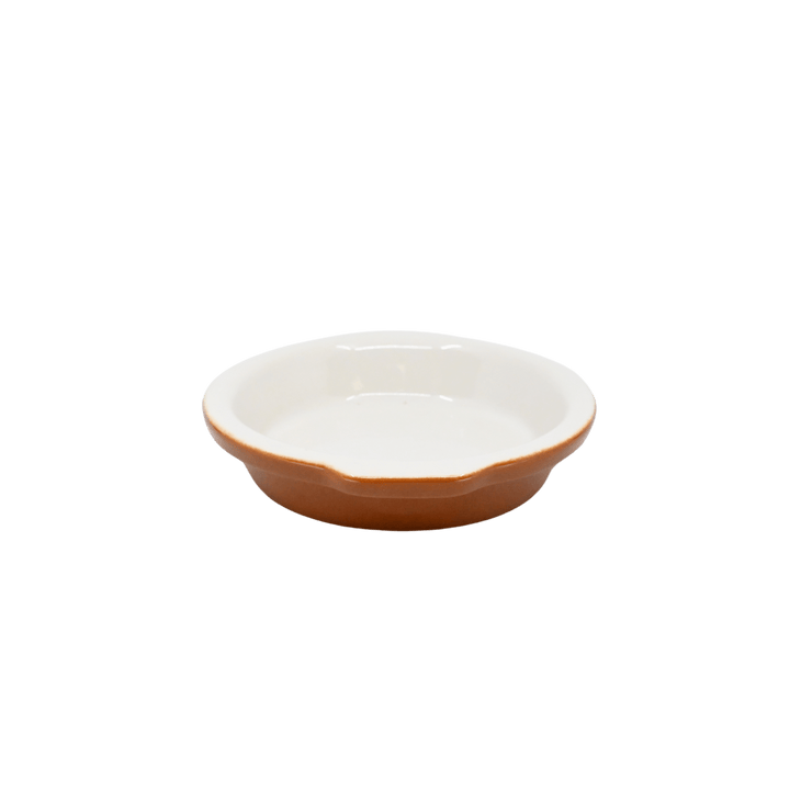 Diversified Ceramics DC435 14 oz Shirred Egg Hotel Brown and WhiteShopAtDean
