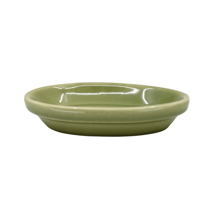 Diversified Ceramics DC537 7 oz Rolled Edge Oval Baker Apple GreenShopAtDean