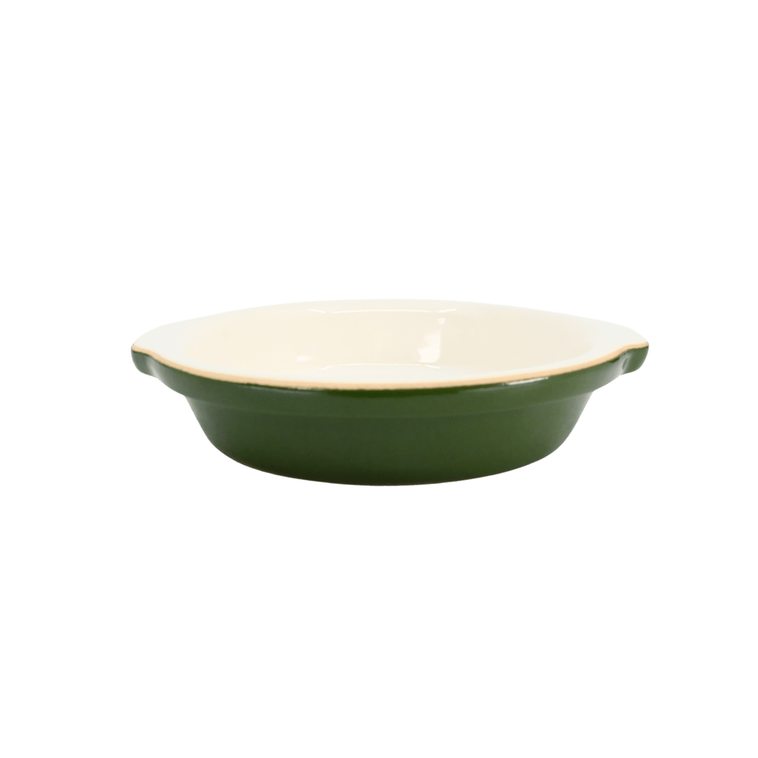 Diversified Ceramics DC612 7 oz Hotel Green and White Au GratinShopAtDean