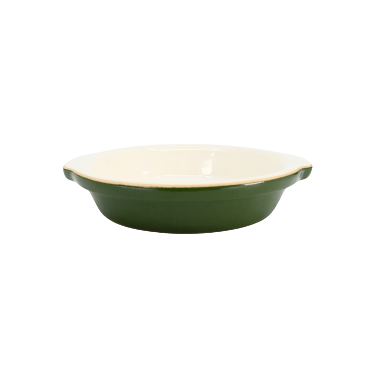 Diversified Ceramics DC612 7 oz Hotel Green and White Au GratinShopAtDean