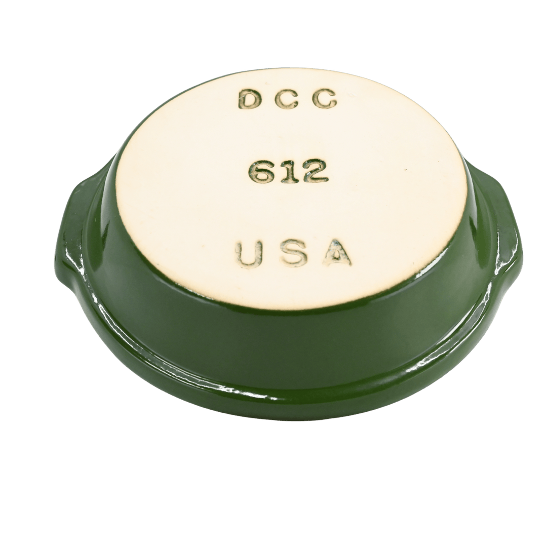 Diversified Ceramics DC612 7 oz Hotel Green and White Au GratinShopAtDean