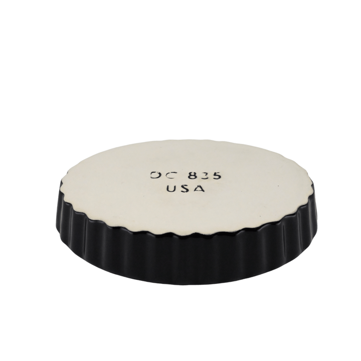Diversified Ceramics DC835 6 oz Black Oval Fluted Creme BruleeShopAtDean