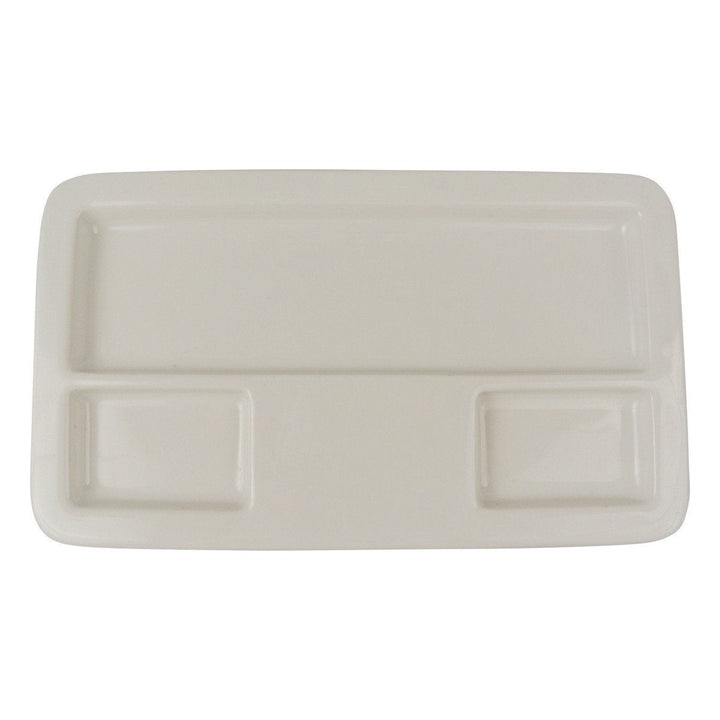 Diversified Ceramics DC860 3 Compartment Dish White Diversified Ceramics