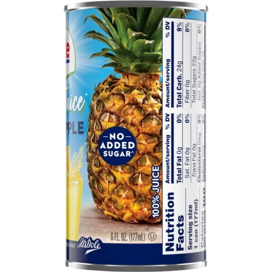 Dole 6 oz Pineapple Juice Can 48/CaseShopAtDean