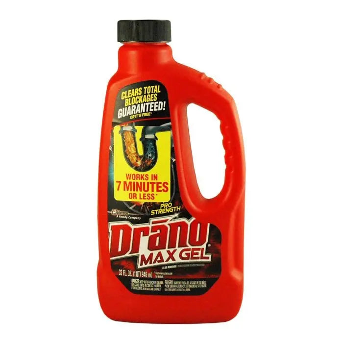 Drano 00117 Pro Strength Max Gel 32 Oz Drano
