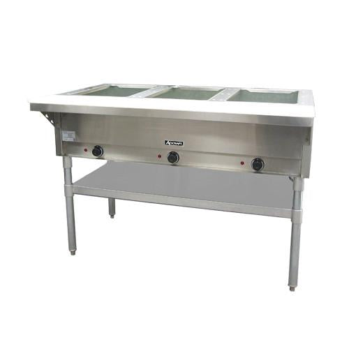 Adcraft ST-120/3 3 Bay Open Well Steam Table 120V