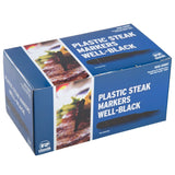 AmerCareRoyal Paper RP145E5 Black Plastic Well Steak Marker