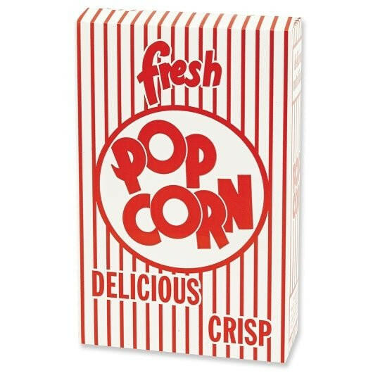 Popcorn Boxes 4.87"W x 2"D x 7.5"H ShopAtDean