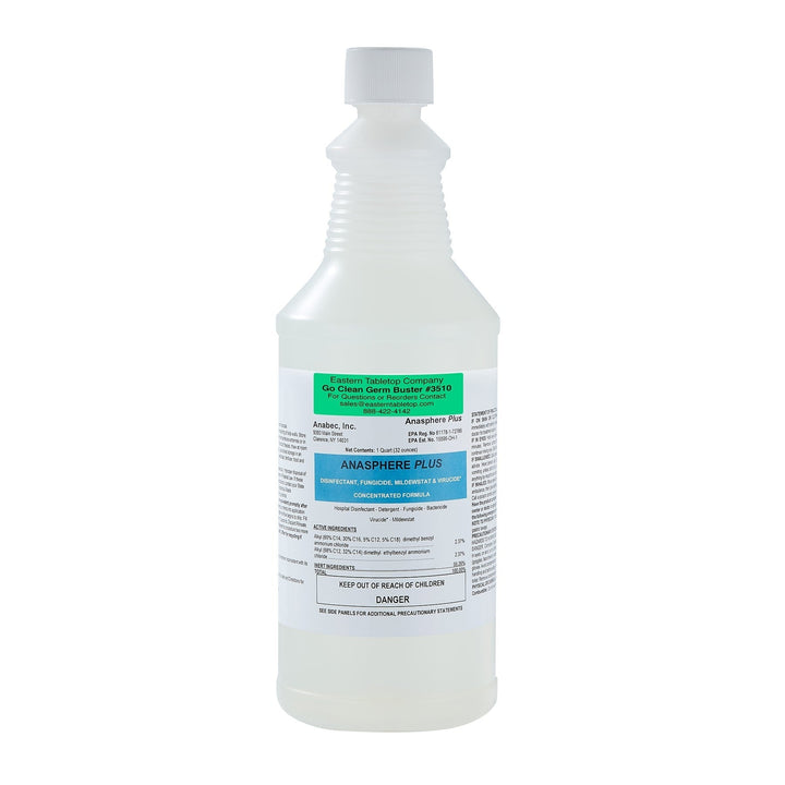 Eastern Tabletop 3510 Organic Germbuster Sanitizer Quart ShopAtDean