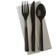 Eco-Products 6" Black Cutlery Kit