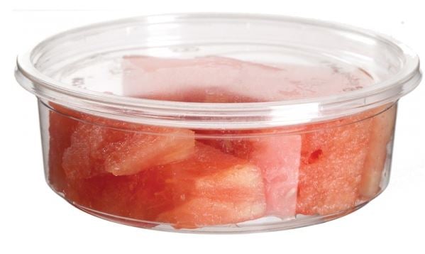 Eco-Products EP-RDP8 Clear Round Deli Bottom Only 8 oz Eco-Products