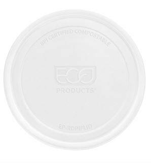 Eco-Products EP-RDPLID Clear Round Deli Lid for 8 - 32 oz Eco-Products