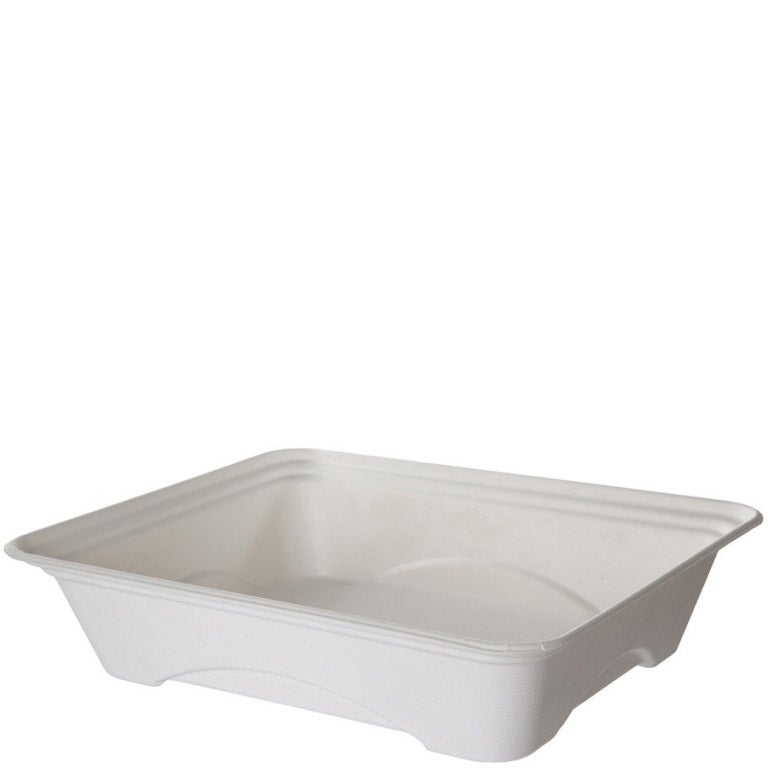 Eco Products EP-SCTR13101 Regalia Compostable One Compartment Half Pan 13 x 10 x 3