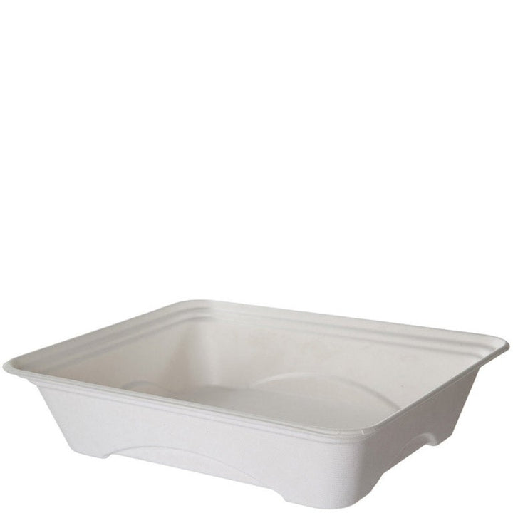 Eco-Products EP-SCTR13101 Regalia Compostable One Compartment Half Pan 13 x 10 x 3 Eco-Products