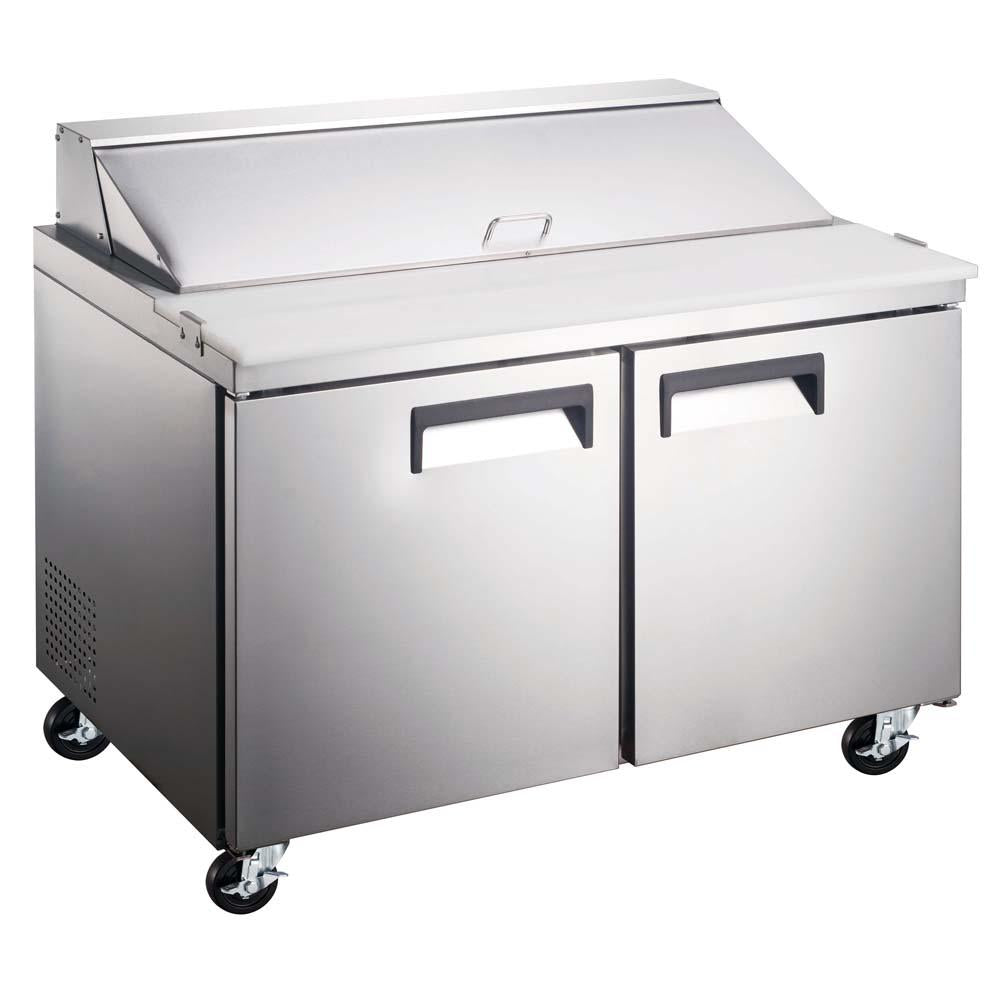 Adcraft GRSL-2D/60 Grista's 2 Door 60" Wide Salad/Sandwich Prep Table