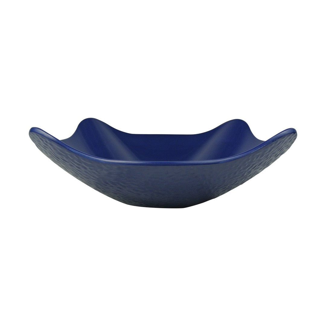 EGS M11SQPT-BL 2 qt Blue Square Pebble Bowl Elite Global Solutions