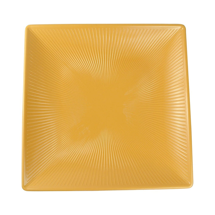 EGS M11SQT-Y 11" Square Yellow Sunburst Tray Elite Global Solutions