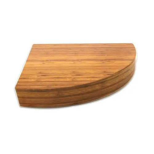 EGS M1512TR-BB 12" x 15" Quarter Oval Riser - Bamboo Elite Global Solutions
