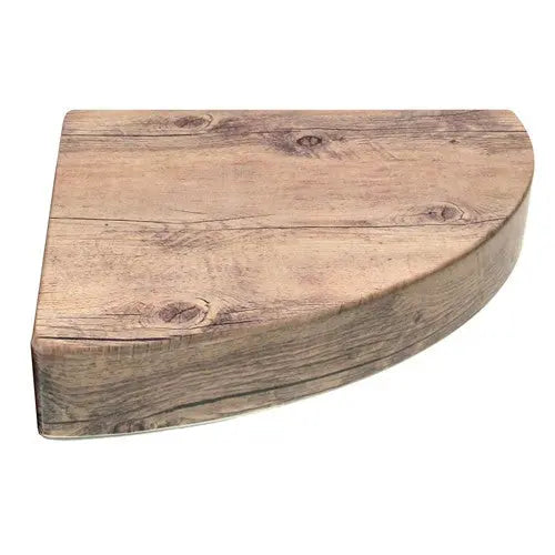 EGS M1512TR-DW 12" x 15" Quarter Oval Riser - Driftwood Elite Global Solutions
