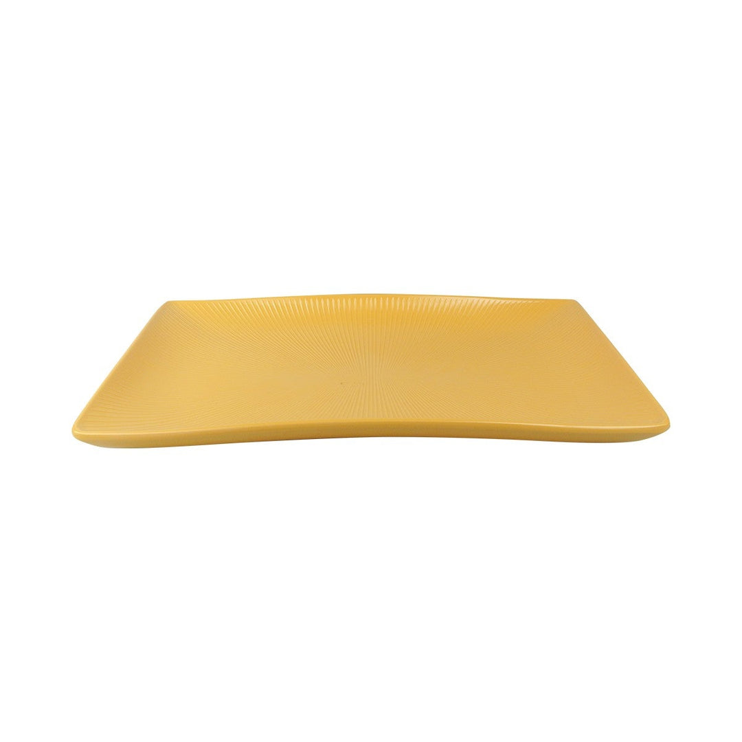 EGS M1711RCT-Y 16.75" x 10.75" Yellow Rectangular Sunburst Tray